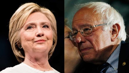 Descargar video: Clinton, Trump try to woo Sanders voters after June 7 primaries