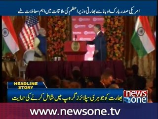 Narendra Modi speaks at a joint meeting of the U.S. Congress