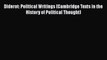 Read Book Diderot: Political Writings (Cambridge Texts in the History of Political Thought)