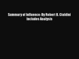 READbook Summary of Influence: By Robert B. Cialdini Includes Analysis FREE BOOOK ONLINE