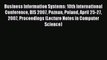 Read Business Information Systems: 10th International Conference BIS 2007 Poznan Poland April