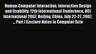 Read Human-Computer Interaction. Interaction Design and Usability: 12th International Conference