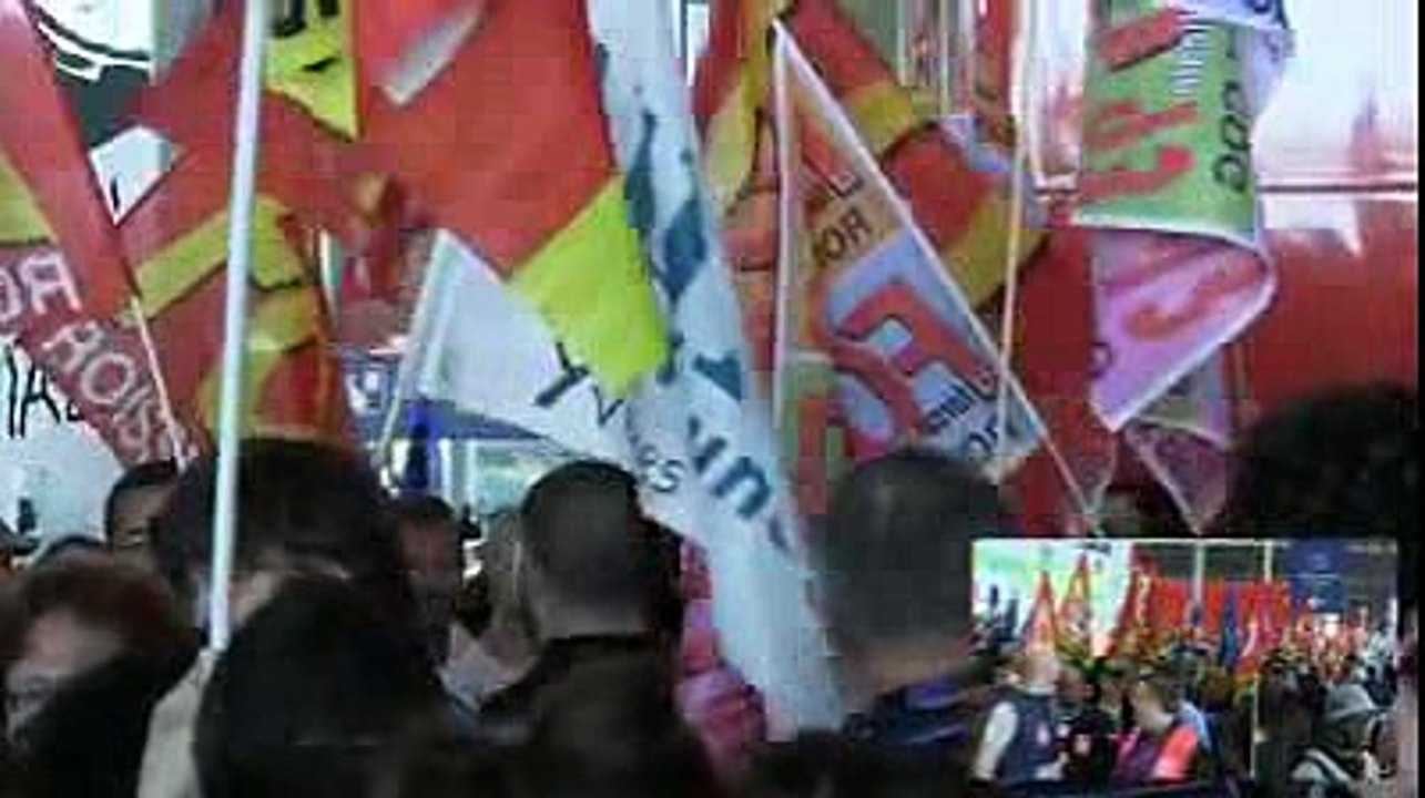 Manifestation et grèves contre la loi travail ROISSY 93