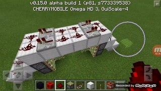 How to make a 4X4 piston door in mcpe 0.15.0