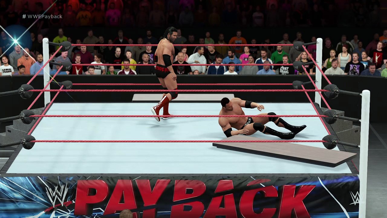 WWE 2K16 the rock v scott hall