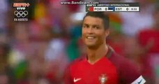 Cristiano Ronaldo super Power SHOOT - Portugal 0-0 Estonia - 08-06-2016