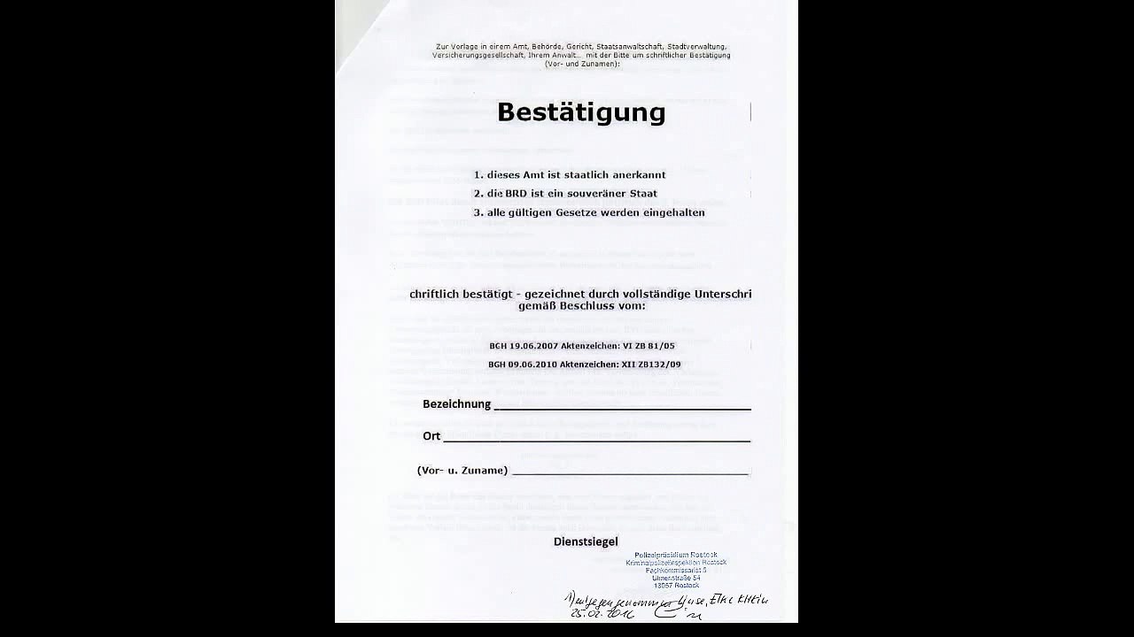 Anruf bei KHK Linse, sehr interessant ihre Betonung..