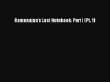 Read Ramanujan's Lost Notebook: Part I (Pt. 1) Ebook Free