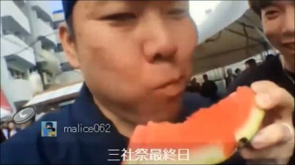 【金バエ】 三社祭・最終日（午後の部・893祭り） ウナちゃんマンが神輿の上に乗る 【神回】