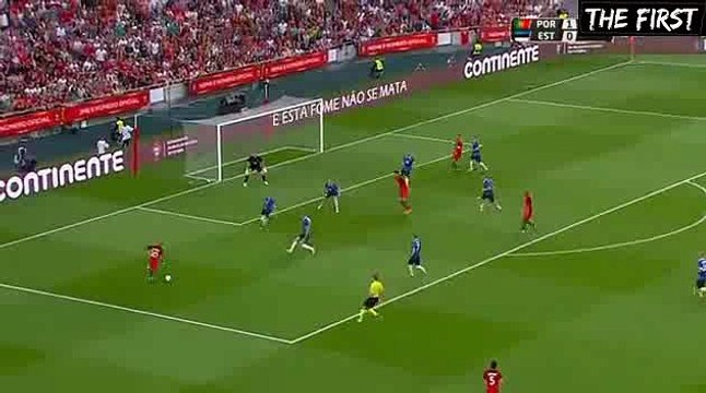 Ricardo Quaresma Goal 2-0 Portugal vs Estonia