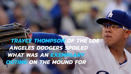 Trayce Thompson belts another walk-off homer for a Dodgers' victory