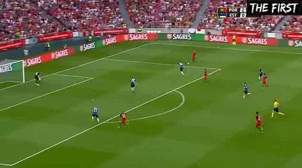 Cristiano Ronaldo Goal 3-0 Portugal vs Estonia