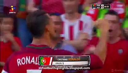 Cristiano Ronaldo 1-0 Fantastic Diving Header Goal HD - Portugal 1-0 Estonia 08.