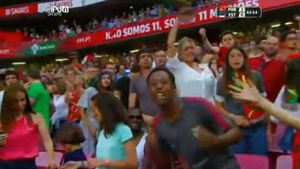 Cristiano Ronaldo Goal Portugal 3 - 0 Estonia Friendly Match 7-6-2016