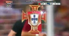 Joao Moutinho incdredible MISS - Portugal vs Estonia - 08-06-2016