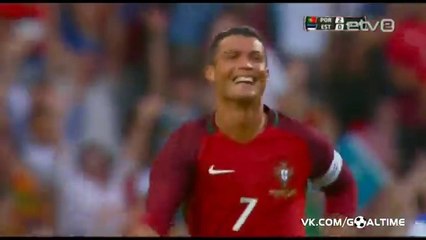 Cristiano Ronaldo Amazing Goal HD - Portugal 3-0 Estonia - 08-06-2016