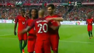 Ricardo Quaresma Goal Portugal 6 - 0 Estonia Friendly Match 7-6-2016