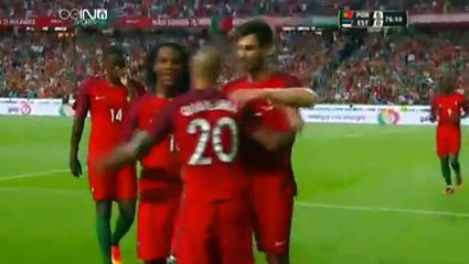 Ricardo Quaresma Goal Portugal 6 - 0 Estonia Friendly Match 7-6-2016