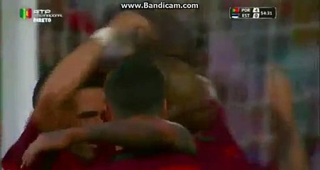 Danilo Pereira Goal - Portugal 4-0 Estonia - 08-06-2016