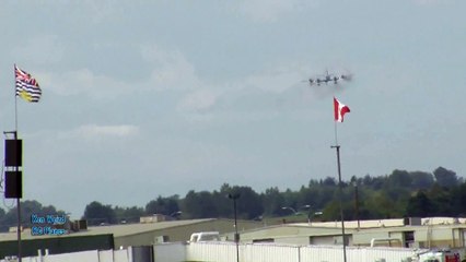 CV 140 Aurora 750Km_h High speed pass 4 engine prop plane