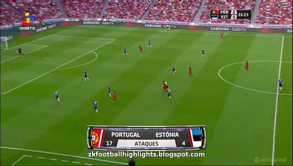 Portugal vs Estonia 7-0 All Goals & Highlights HD 08.06.2016