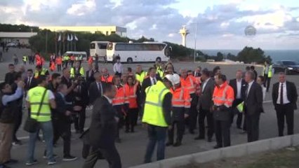 Bakan Arslan, Yavuz Sultan Selim Köprüsü'nde İncelemelerde Bulundu