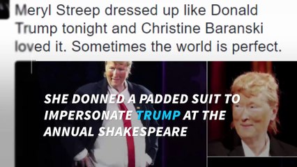 Meryl Streep makes her hilarious debut as Donald Trump
