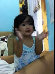 If ur happy and u know it clap ur hands! Galing galing naman baby ada ko...
