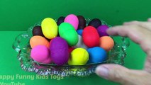 Fun Learning Colors With Play Doh Eggs For Children