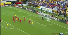 Willian super free KICK - Brasil 0-0 Haiti -08-06-2016