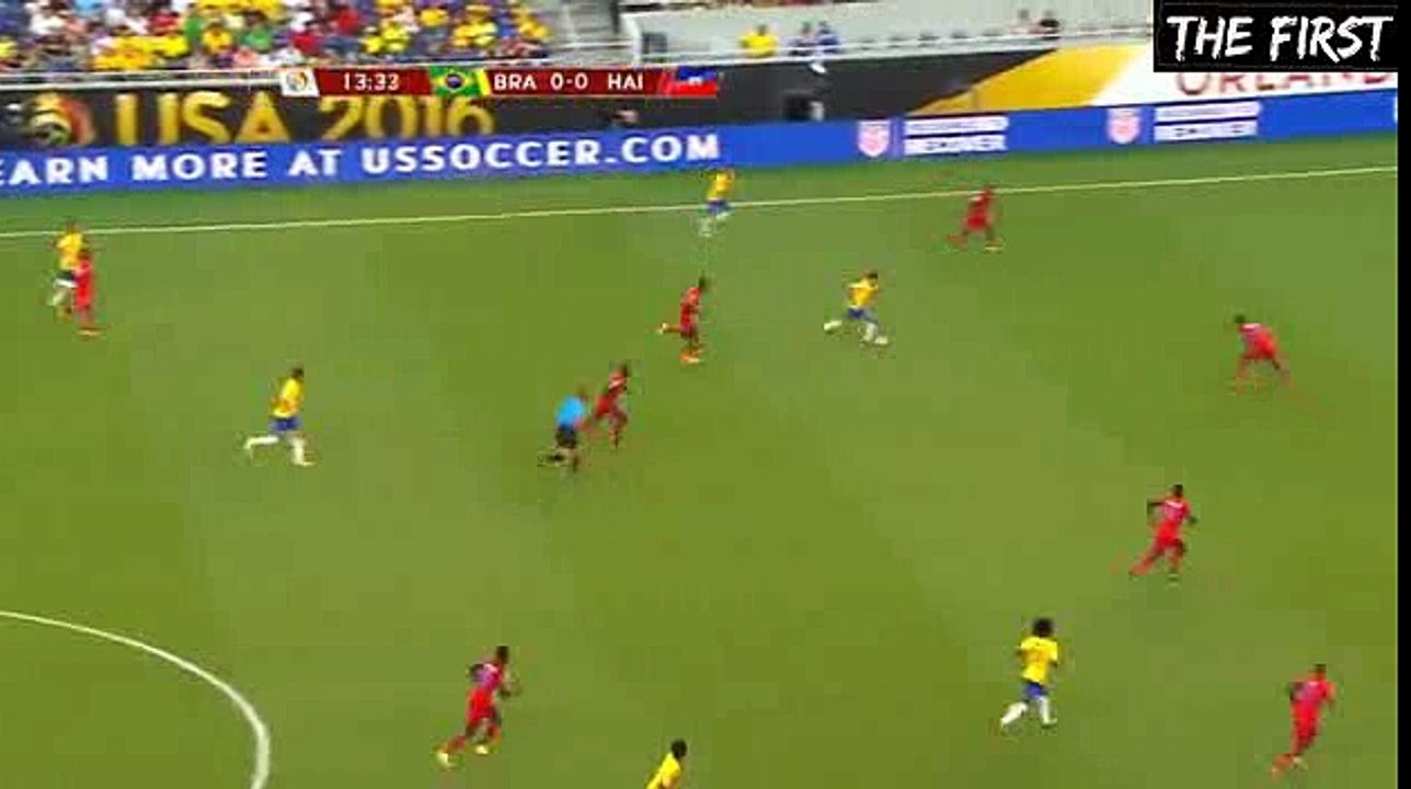 Philippe Coutinho Goal 1-0 Brazil vs Haiti