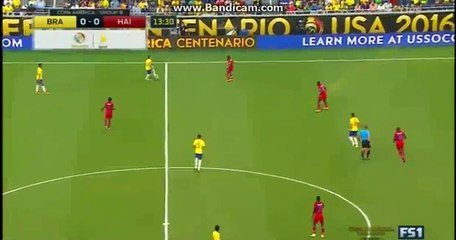 1-0 Philippe Coutinho Goal - Brasil 1-0 Haiti -08-06-2016