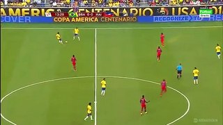 Philippe Coutinho Goal Brazil 1 - 0 Haiti Copa America 8-6-2016