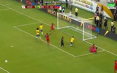 Philippe Coutinho Goal 2:0 | Brazil vs Haiti (Copa America 2016)