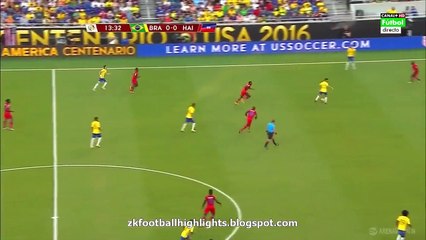 Philippe Coutinho 1:0 Fantastic HD - Brazil 1-0 Haiti 08.06.2016