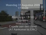 A1 Ambulance 17-103 Opname Waaierdans Capelle aan den Ijsel (A1 aankomst bij het EMC)
