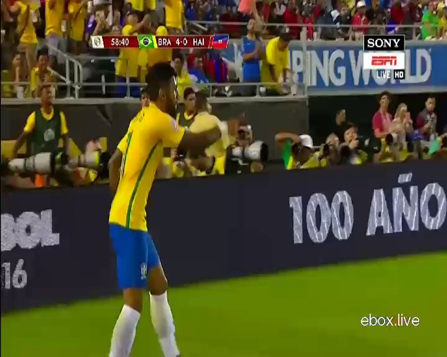 Gabriel Goal HD - Brazil 4-0 Haiti 08.06.2016
