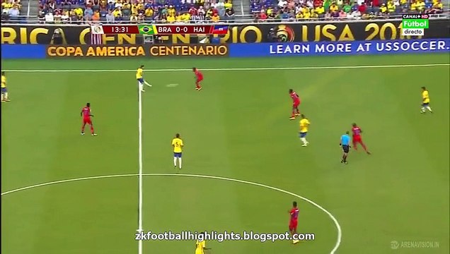 Brazil 7-1 Haiti Copa America All Goals & Highlights HD 08.06.2016