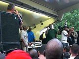 KRS ONE live in Crotona Park, Bronx, NYC 7-22-09