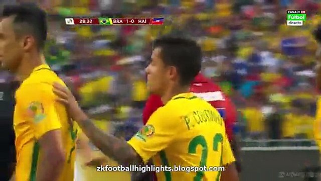 Brazil Vs Haiti 7-1 - All Goals & Highlights - Copa America Centenario 09-06-2016 HD