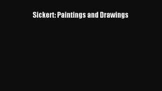 Download Sickert: Paintings and Drawings PDF Free