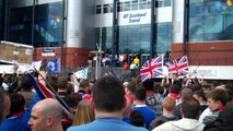 Glasgow Rangers Protest at hampden against the SFA 28/4/2012 pt1