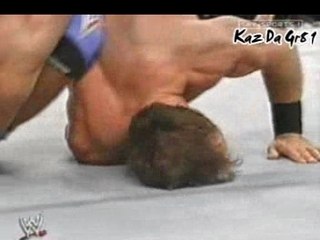 Benoit Gets Beats By Team Angle & Big Show