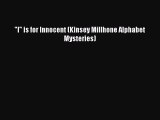 Read Books I is for Innocent (Kinsey Millhone Alphabet Mysteries) E-Book Free