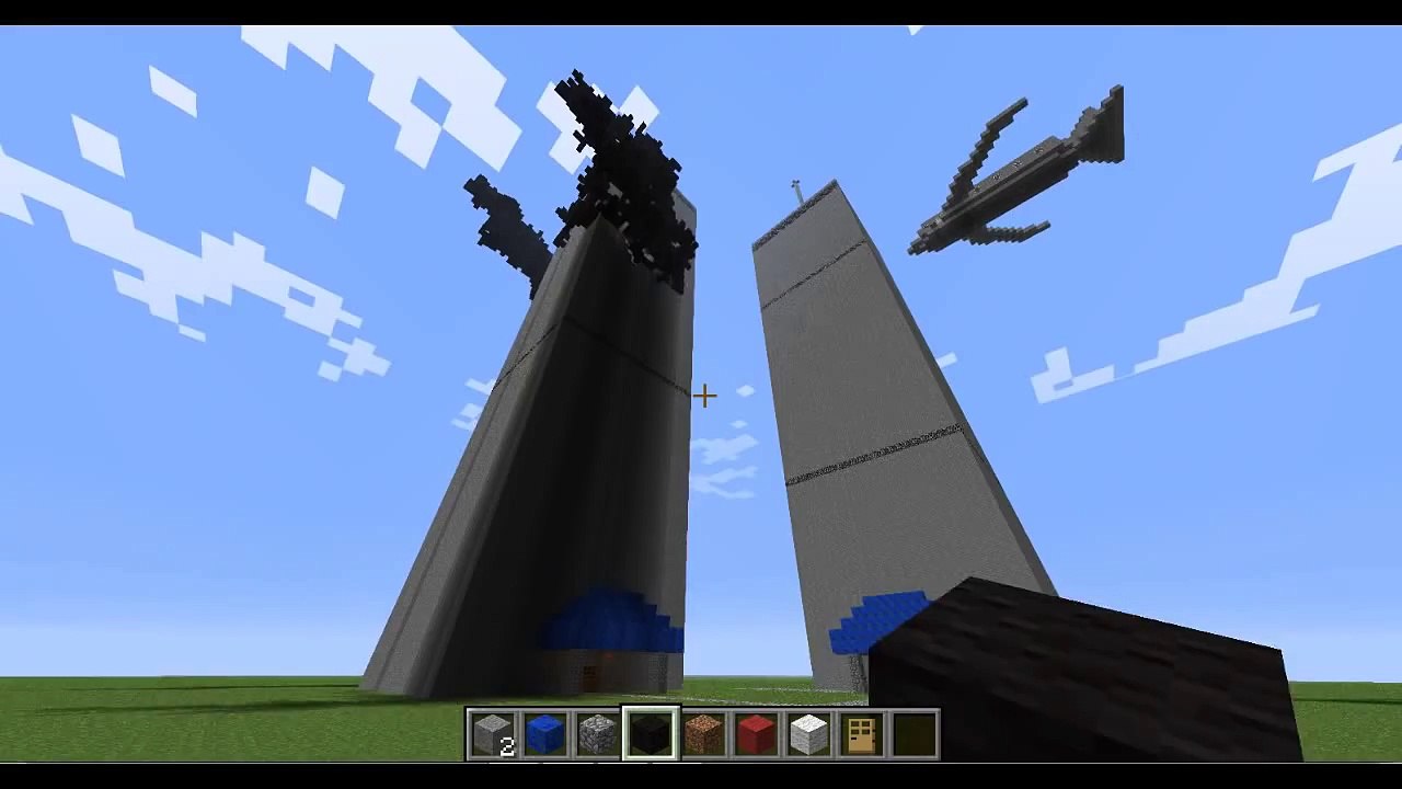 Lets Show Minecraft World Trade Center 9/11 2001