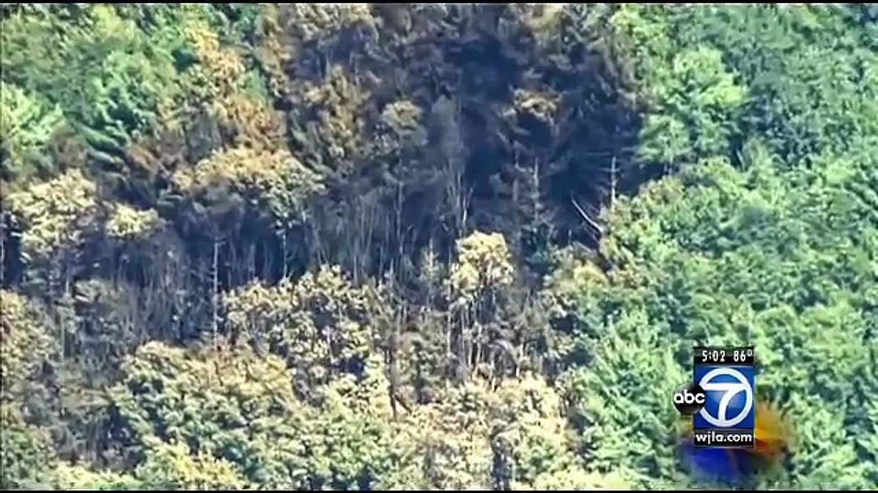 F-15 jet crashes in Virginia mountains