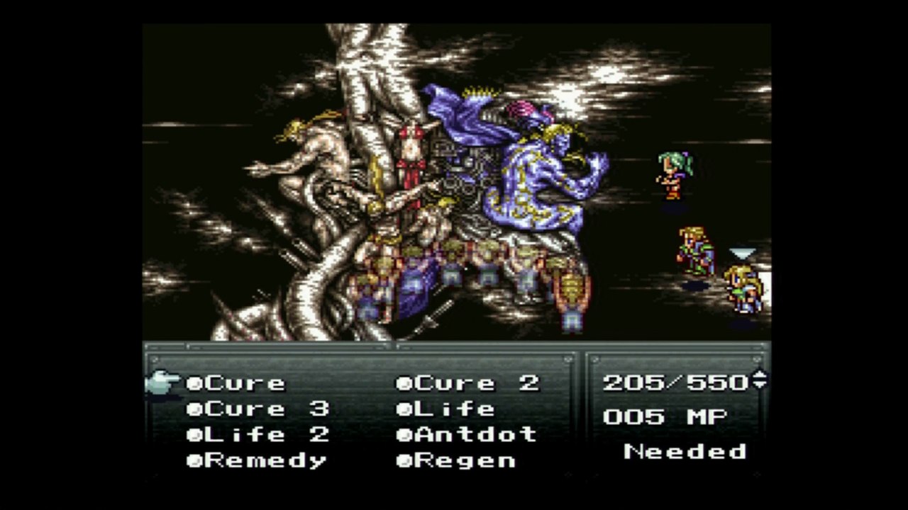 FINAL FANTASY VI [HD] PS3 WALKTHROUGH PART 93 - FINAL BOSS BATTLE (KEFKA) 1 OF 2