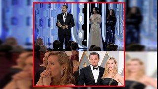 Leonardo DiCaprio Wins Oscar 2016 For Best Actor - Kate Winslet In Tears