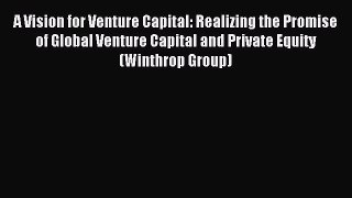 Read A Vision for Venture Capital: Realizing the Promise of Global Venture Capital and Private