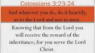 Colossians 3:23-24